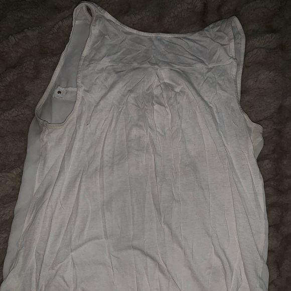 Express white blouse with zipper size small - Picture 3 of 3